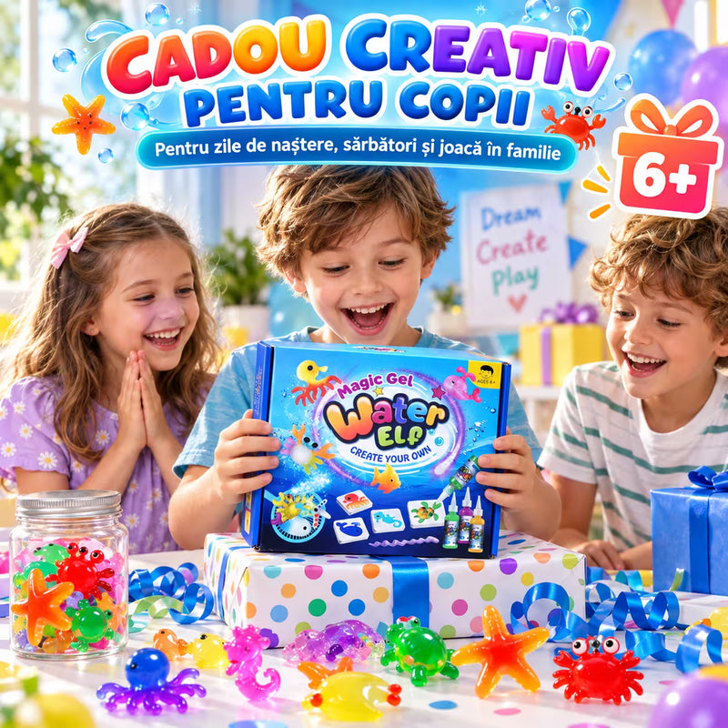 Magic Water Elf, set creativ cu gel magic