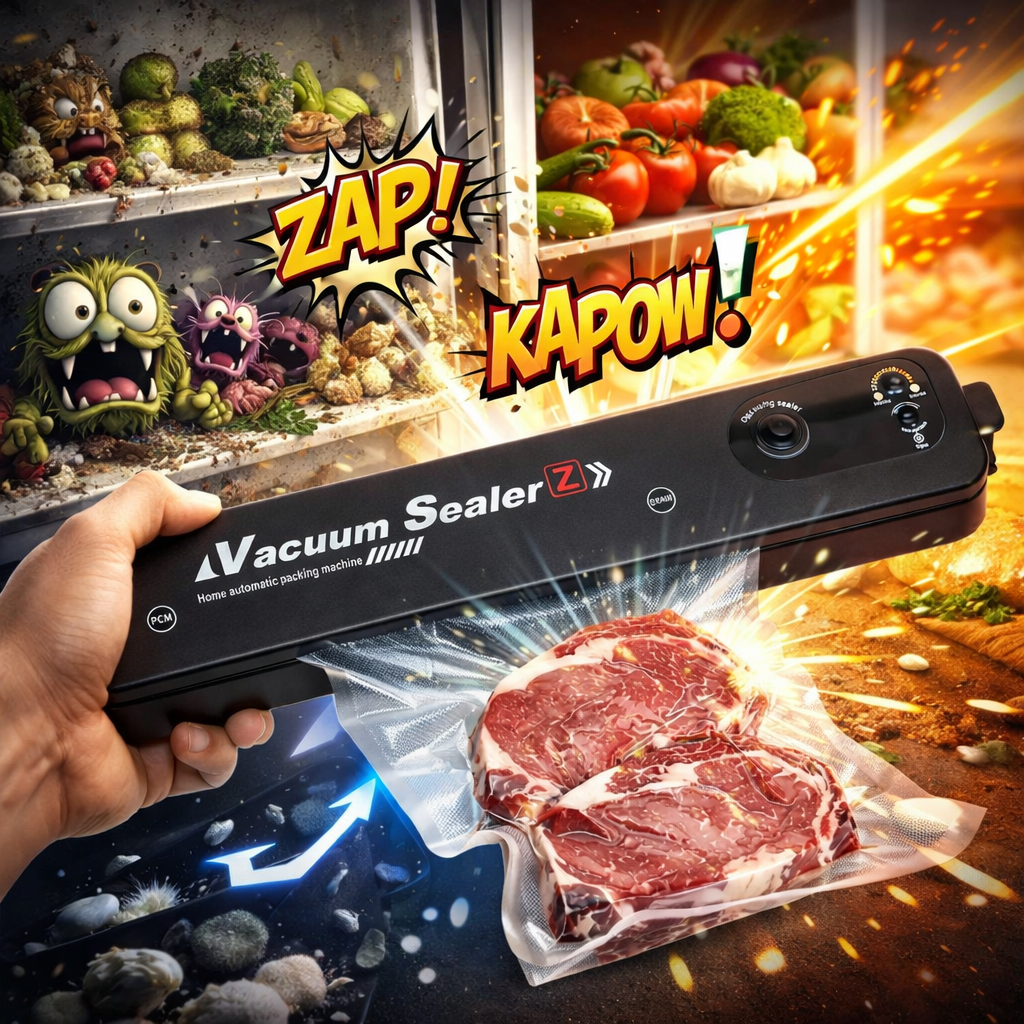 Aparat de vidat alimente automat – sigilare în 15 secunde