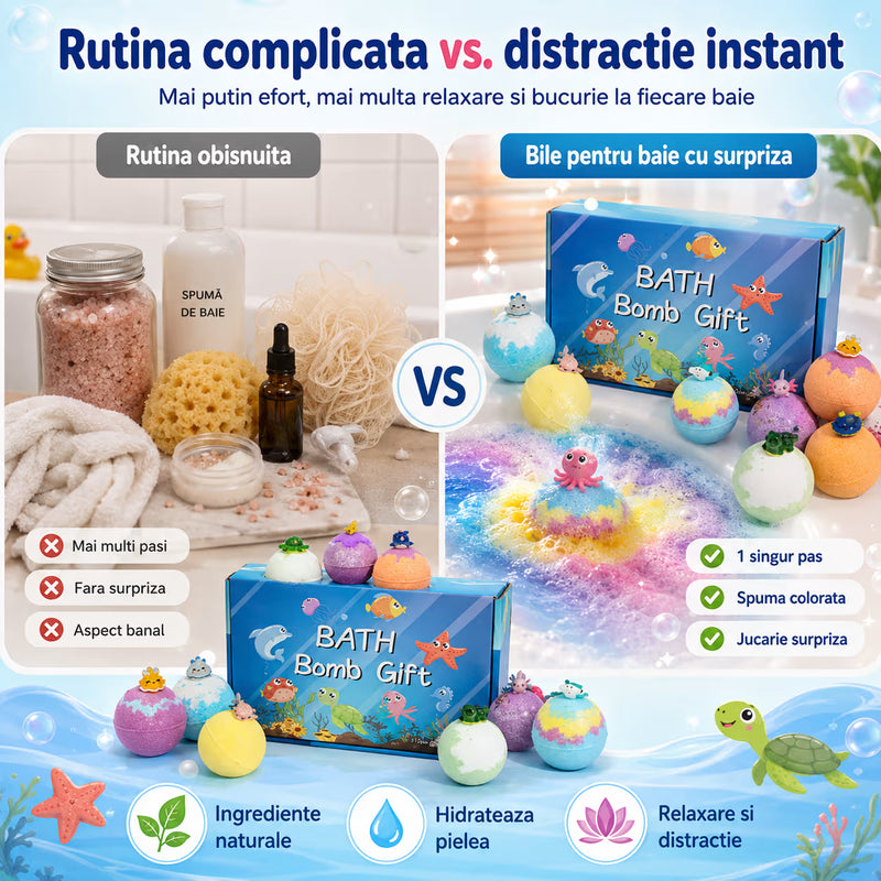 Set 12 Bile pentru baie