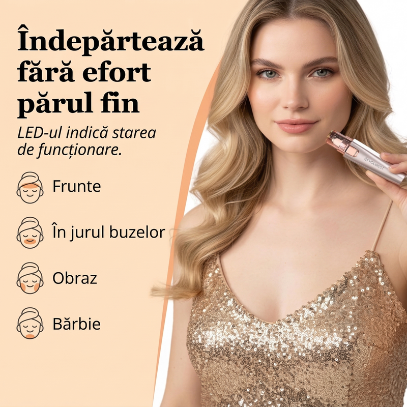 Aparat de îndepărtare a părului 2 în 1