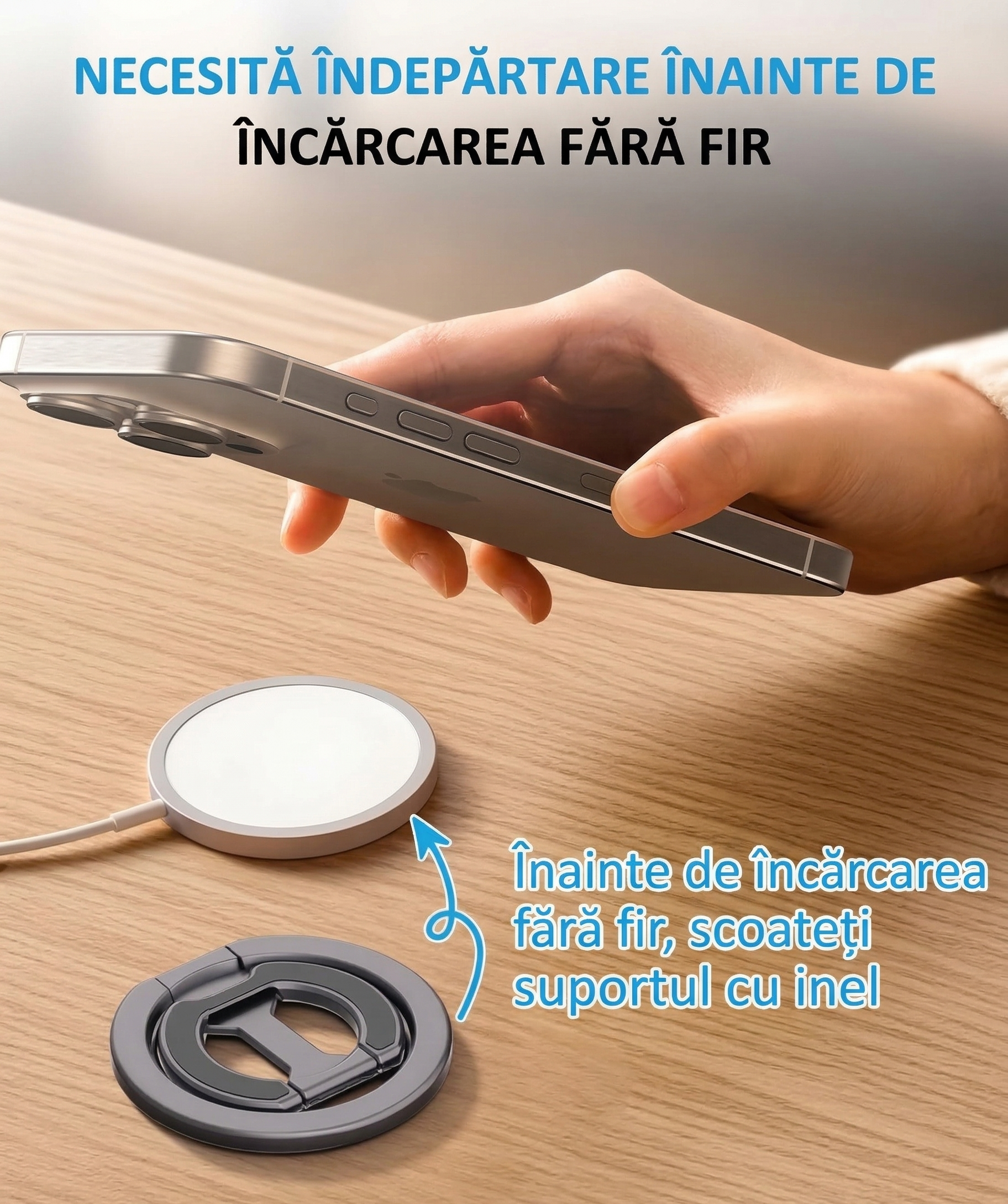 Magnet dublu pentru telefon